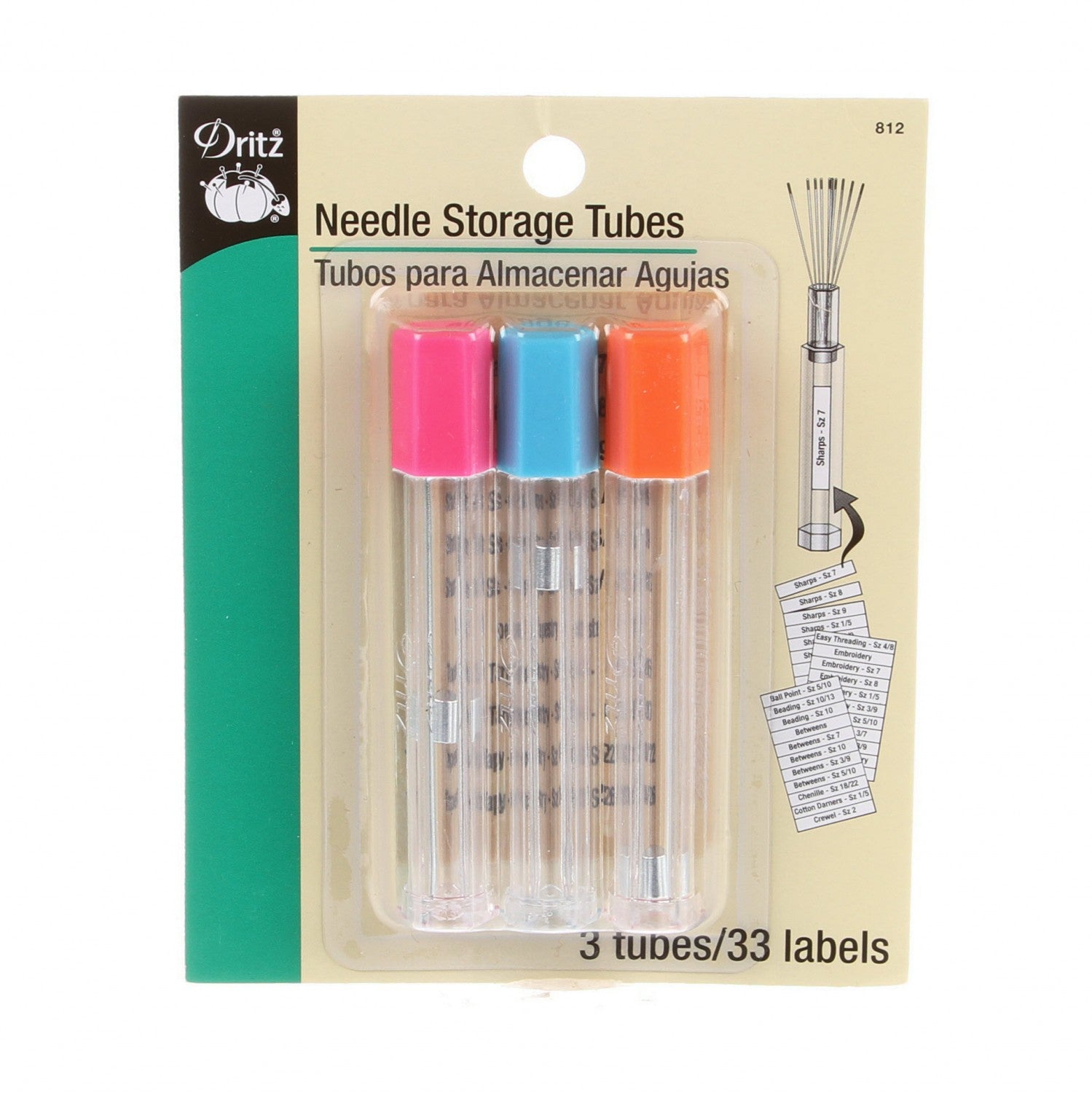 Needle Storage Tubes 812 Sku 46967